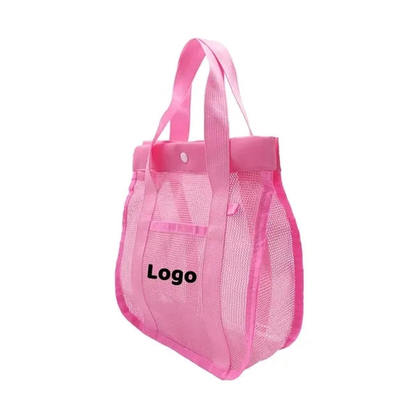 Collapsible Waterproof Sand-Proof Mesh Beach Tote Bag