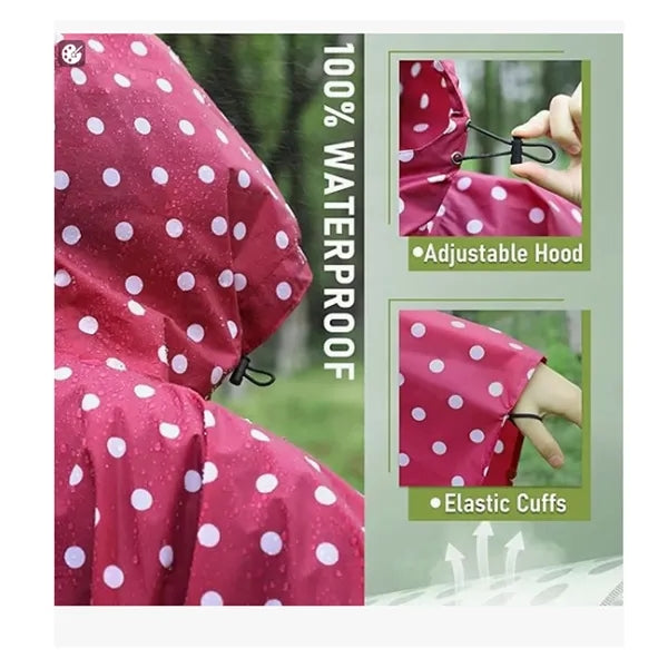 EVA Material And Portable Hood Rainwear