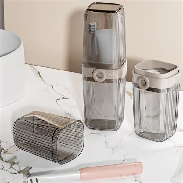 Portable Travel Toothbrush Cup and Soap Box Set