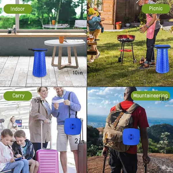 Adjustable Portable Folding Stool for Outdoor Fishing
