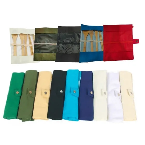 Bamboo Travel Cutlery Set