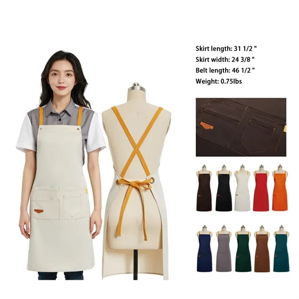 Multi-Utility Cotton Cooking Apron