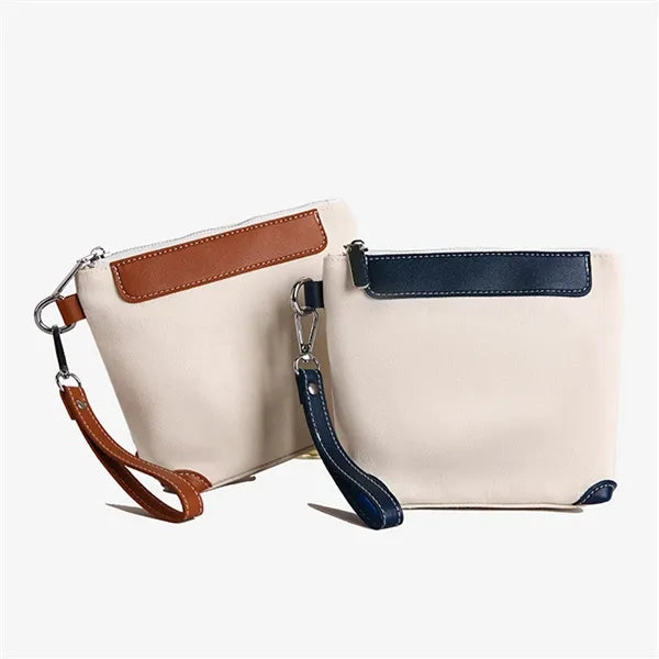 Mini Canvas Zipper Hand Bag