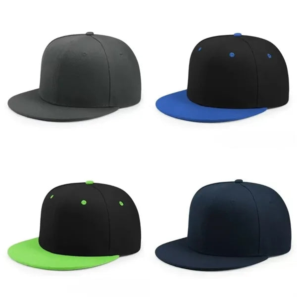 Classic Snapback Hat Cap Hip Hop Style Flat