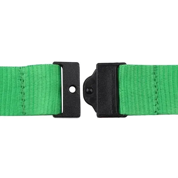 3/4" Polyester Safety Breakaway Lanyard W/ Swivel Hooks