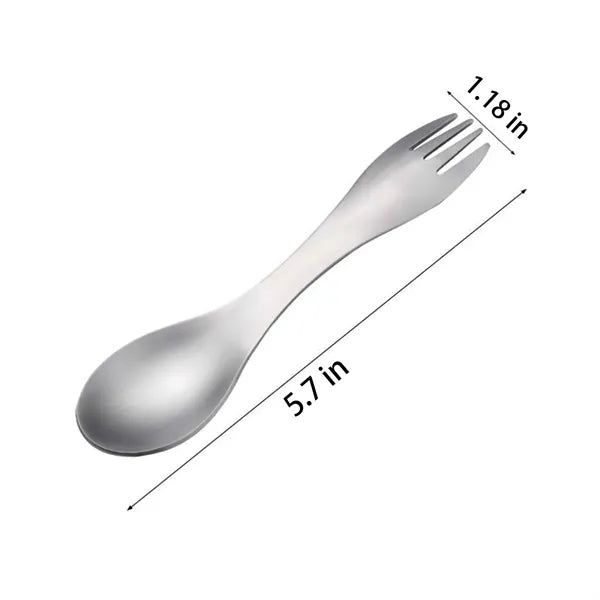 2-in-1 316 Stainless Steel Spoon Fork