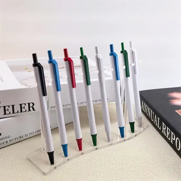 Cap Action Retractable Ballpoint Pen