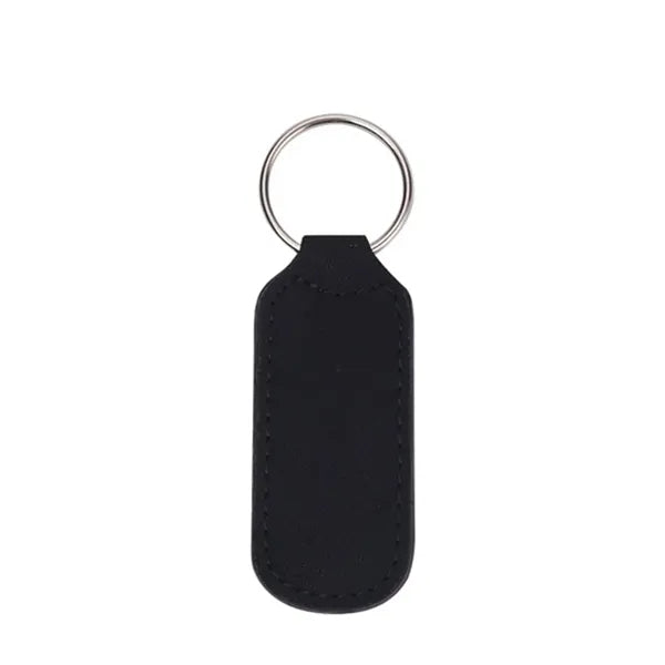 PU Leather Double Stitched Keychain