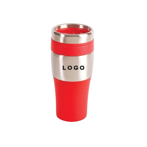 16 Oz.Silver Stripe Tumbler