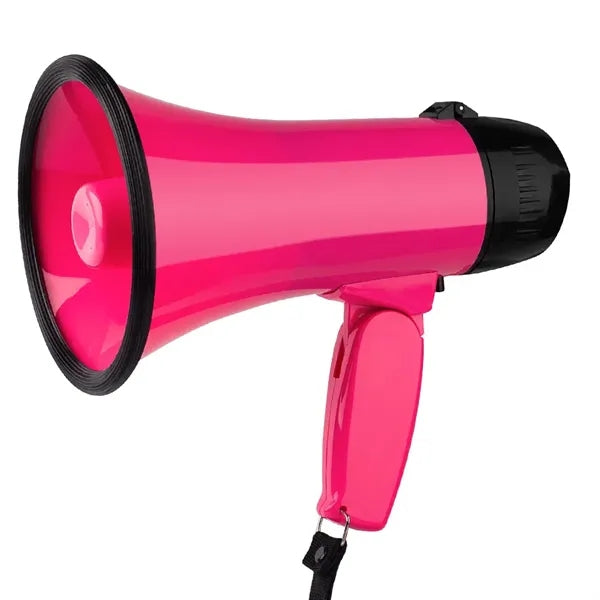 Handheld Loudspeaker with 240-Second Record Feature