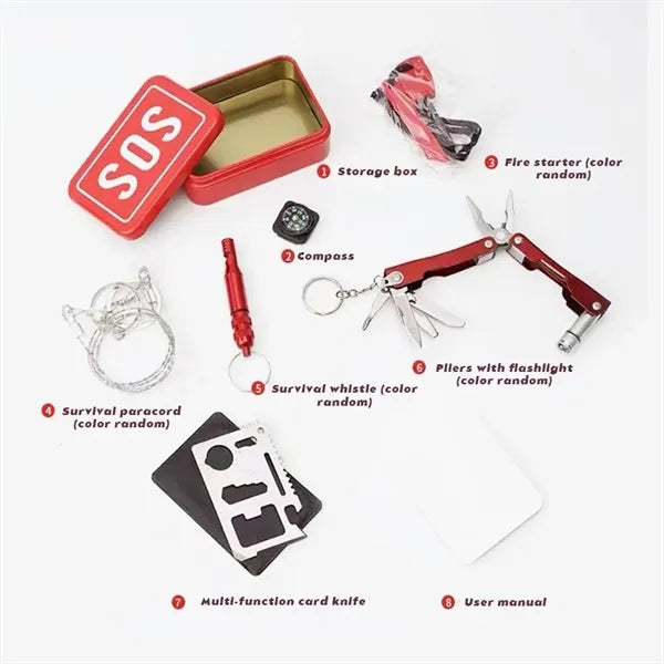 Outdoor Survival Gear Kit