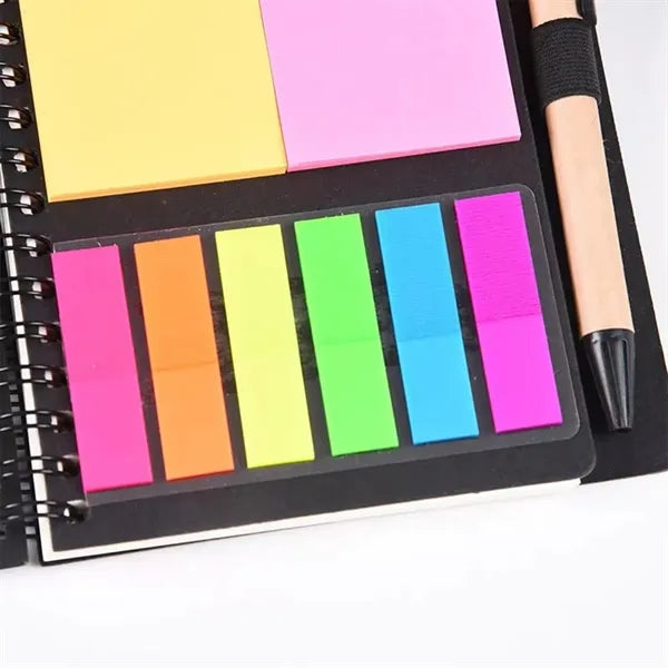 Lined Spiral Notebook With Pen
