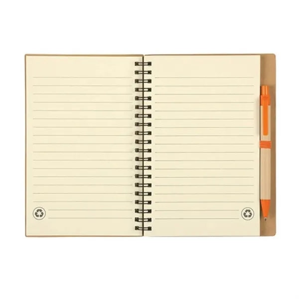 Eco Spiral Notebook With Pen