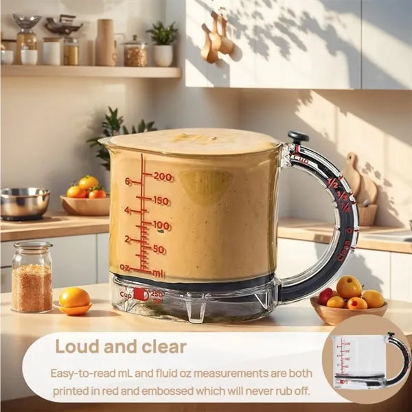 4 in 1 adjustable measuring cup