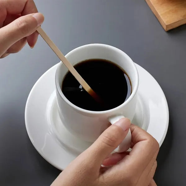 100PCS Individually Wrapped Disposable Coffee Stirrers