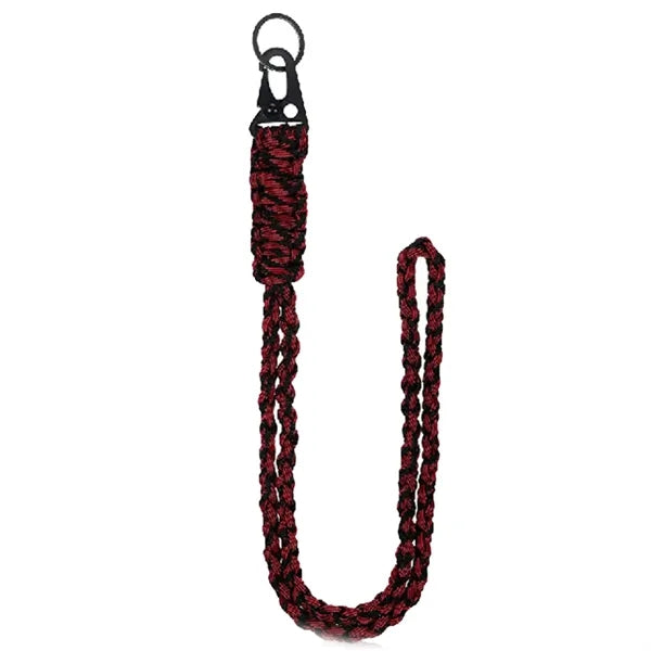 Heavy Duty Nylon Paracord Lanyard Keychain