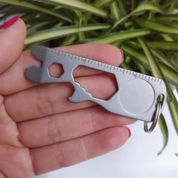 Multi-Tool Aluminum Survival Keychain