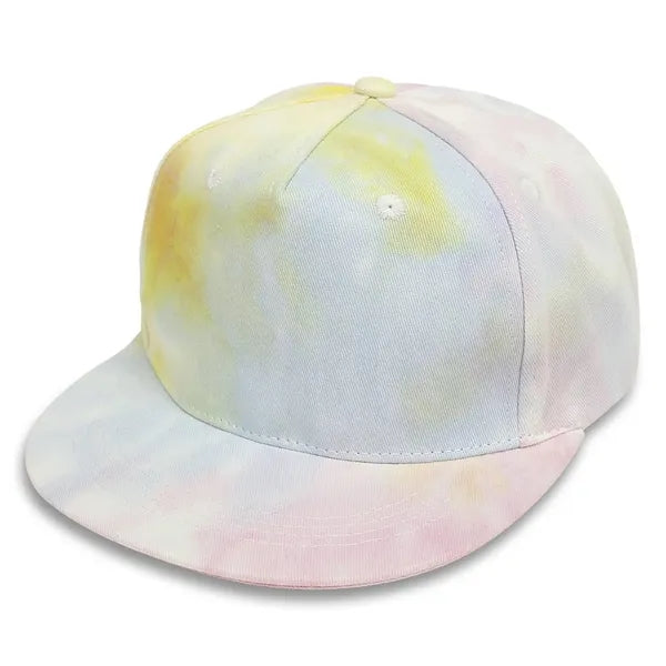 Toddler Tie-Dye Hip Hop Baseball Cap Flat Brim