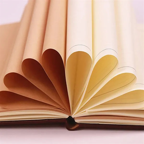 Eco-Friendly Cork Wood Grain Business Notebook