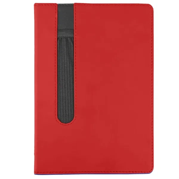 A5 PU Leather Cover Notebook w/ Pen Holder