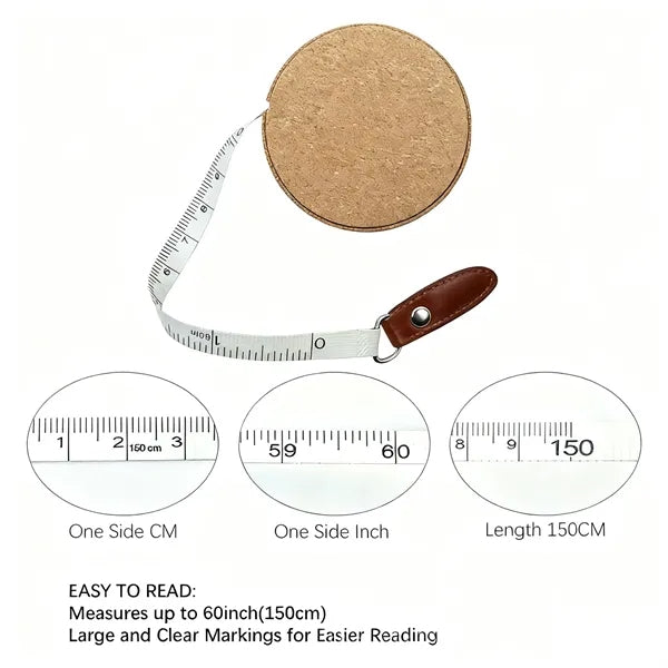 60 Inch Wooden Measuring Tape