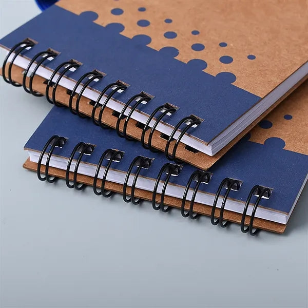A5 Spiral Lined Notepad w/ Pen