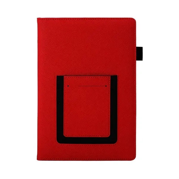 A5 PU Lined Notebook w/ Pocket