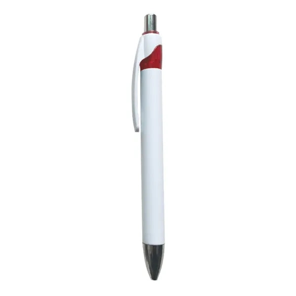 Retractable Plastic Ballpoint Pen