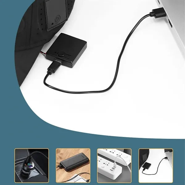 USB Rechargeable LED Light Baseball Cap