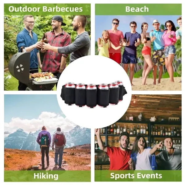 Six Pack Beer Belt Holster