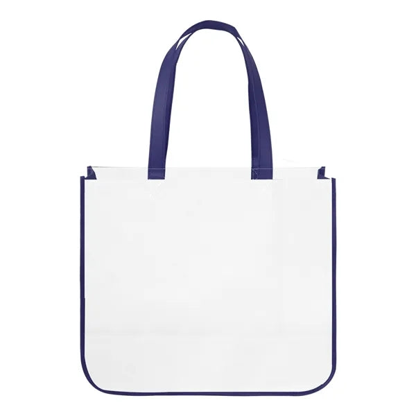 Full Color Laminated Curved Bottom Non-Woven Shopping Bag