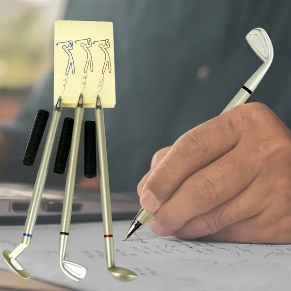 Miniature Golf Bag Desktop Organizer Pen Holder Replica