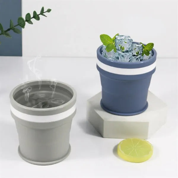 9oz. Collapsible Silicone Cup for Travel Camping & Daily Use