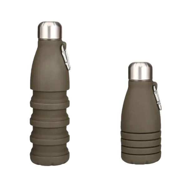 Oz Reuseable BPA Free Silicone Foldable Water Bottle