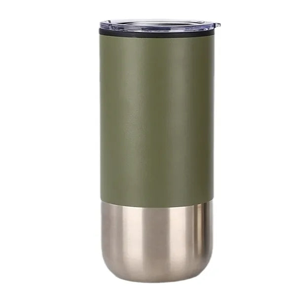 16oz Stainless Steel Vacuum Insulated Tumbler w/ Straw