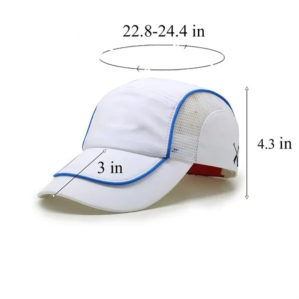 Moisture Wicking Breathable Outdoor Mesh Baseball Cap