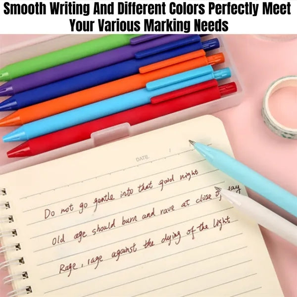 10 Pieces 0.5mm Assorted Color Gel Pens