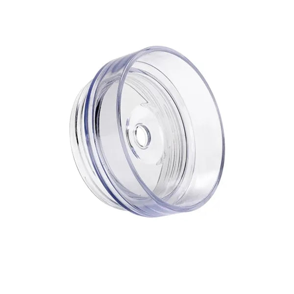 16oz Clear Double-Walled Plastic Tumbler w/ Straw