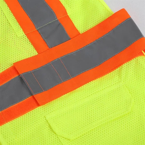 Breathable Polyester Mesh Reflective Safety Vest