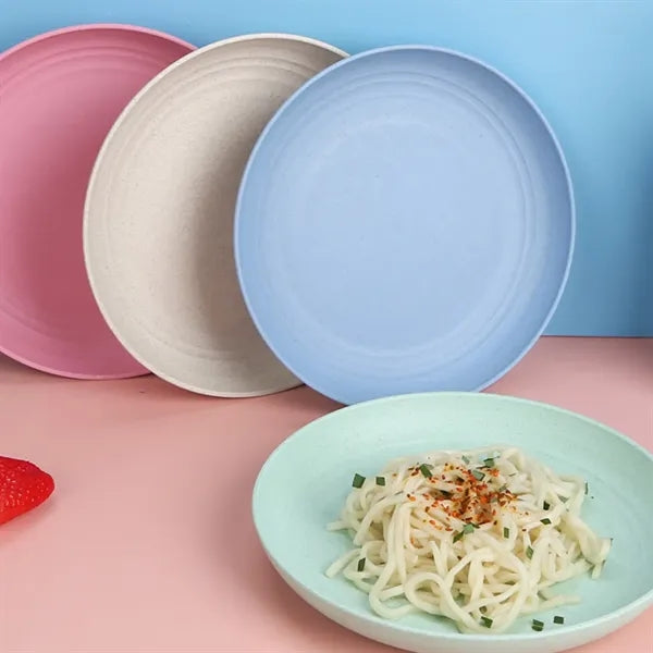9 Inch Food Grade Wheat Straw Plates