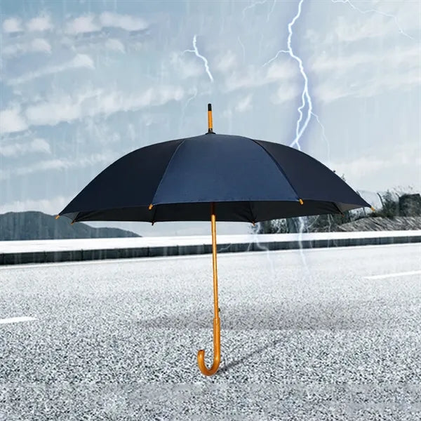 23 Inch Wooden Handle UV Protection Automatic Umbrella