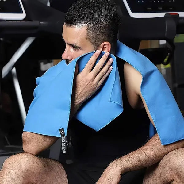 Dual-Sided Microfiber Sports Towel Quick Dry & Portable
