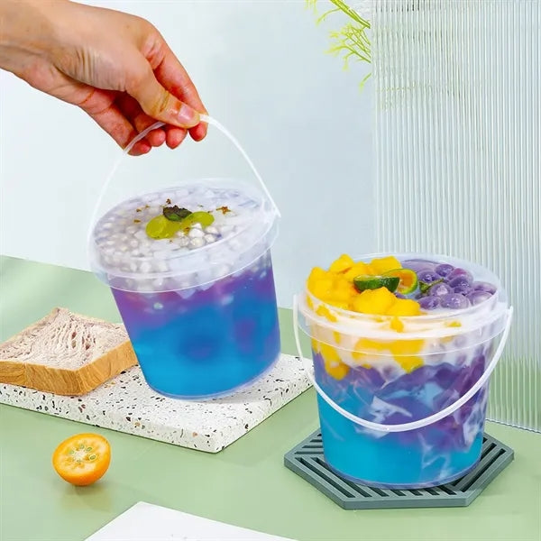 Food-Grade PP Sealed Storage Tub for Tea, Snacks & Fruits
