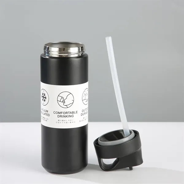 18oz Stainless Steel Water Bottle Double Wall Insulated