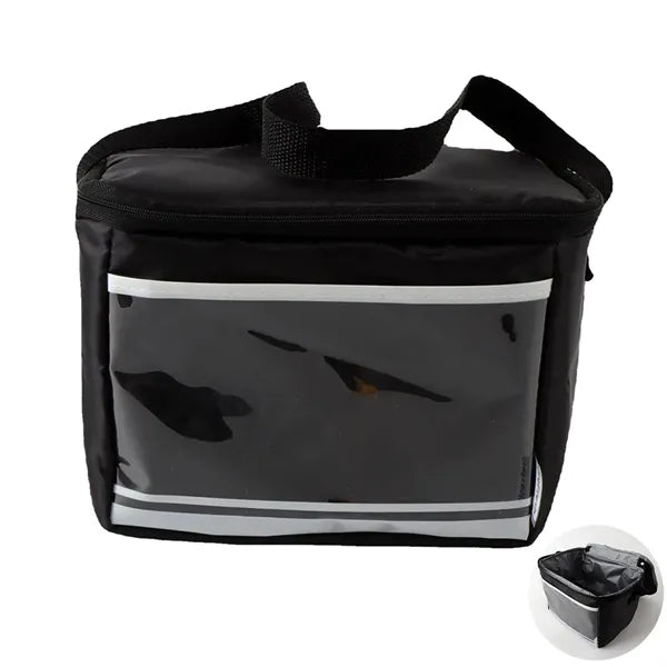 5L Oxford Insulated Food Delivery Bag w/ Shoulder Strap