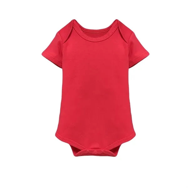 Cotton Baby Short-Sleeved Romper Bodysuit