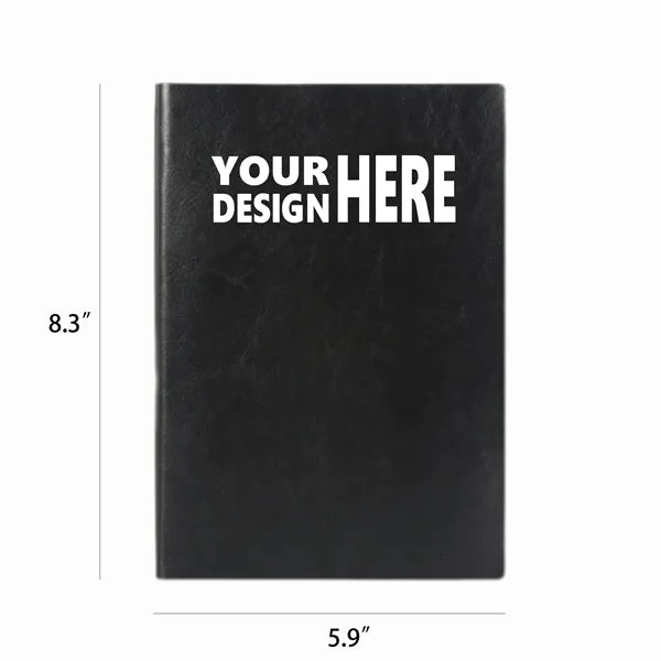 Portable A5 Leather Notebook