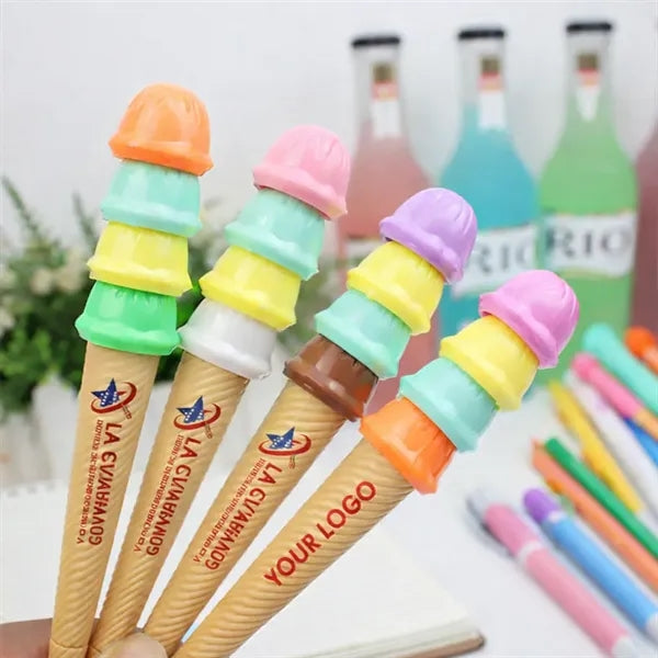 Logo Ice Cream Style Gel Pen Gift