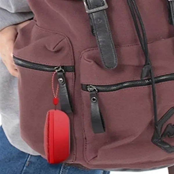 Portable Round Bluetooth Speaker with Fabric Grille