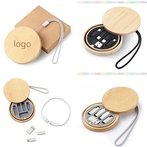 Bamboo 5 In 1 Fast Charging Cable Set